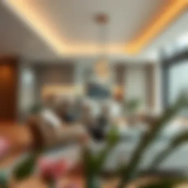 Innovative Glass Features in a Stylish Living Space Stylish living space showcasing innovative glass features.