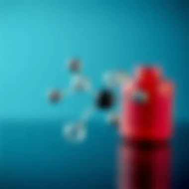 Chemical structure of polyester