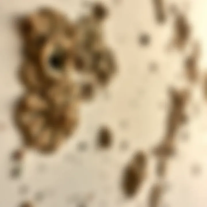 Mold on wall illustrating the problem