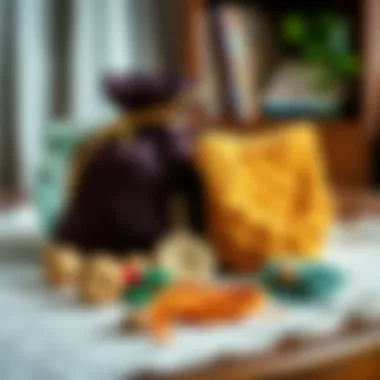 A collection of handmade accessories