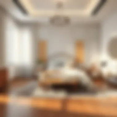 Tranquil bedroom reflecting psychological well-being