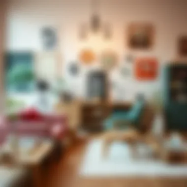 Creative DIY Retro Decor Project DIY retro decor project materials and setup