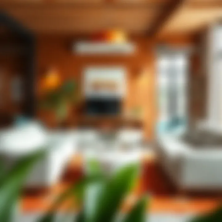 Functional Retro Furniture in Modern Design Functional retro furniture arrangement in a modern space