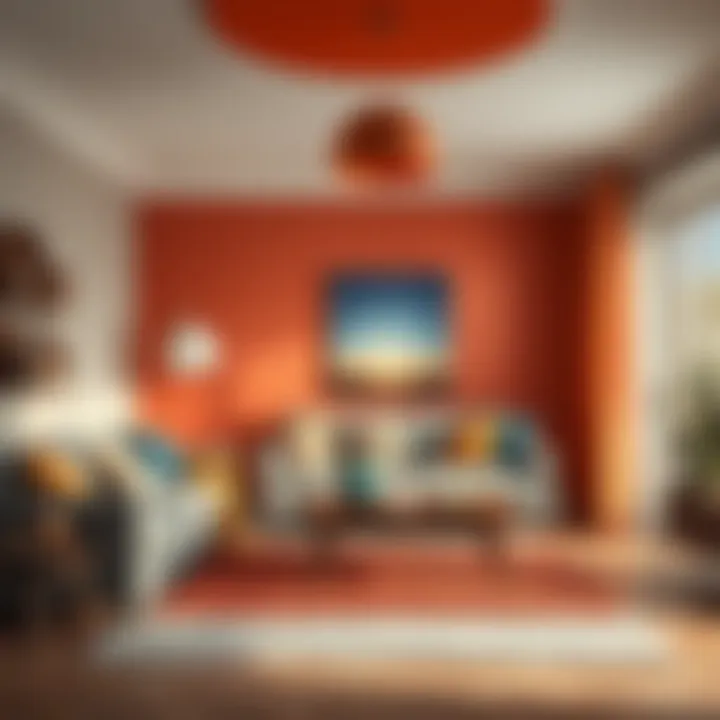 The impact of color on the atmosphere of a living space