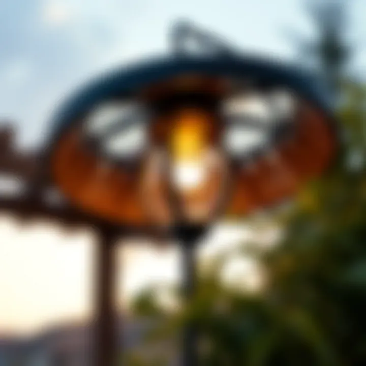 Innovative Solar Lamp Design for Energy Efficiency Innovative solar lamp design showcasing energy efficiency