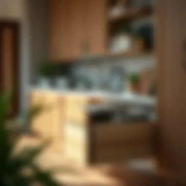 Stylish drawer system optimizing space