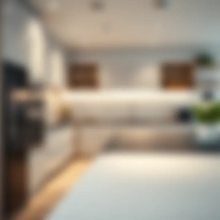 Modern Kitchen Design Featuring Integrated Solutions Sleek modern kitchen with integrated appliances