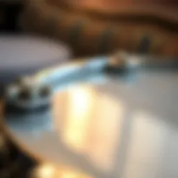 Close-up of a well-maintained tambourine showing its shiny surface