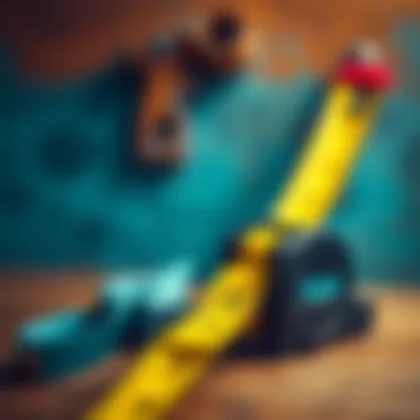 Measuring Tape Tool used for measuring dimensions accurately