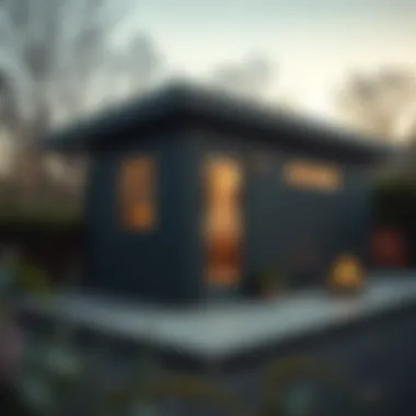 Innovative tiny house layout showcasing functionality