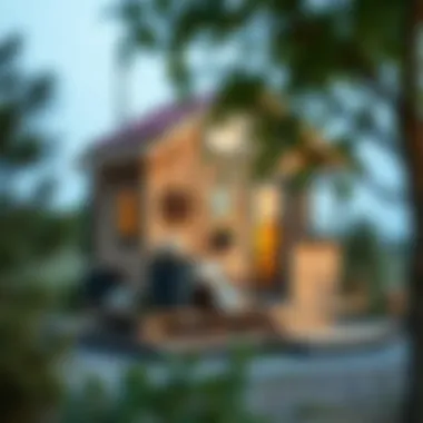 Sustainable tiny house made from eco-friendly materials
