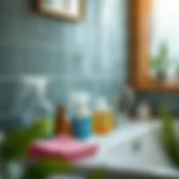 Effective cleaning products for bathroom hygiene