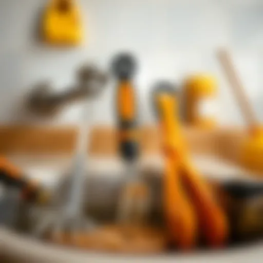 Tools for unclogging sinks