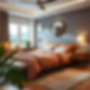 Serene Bedroom for Restful Sleep A serene bedroom environment promoting restful sleep