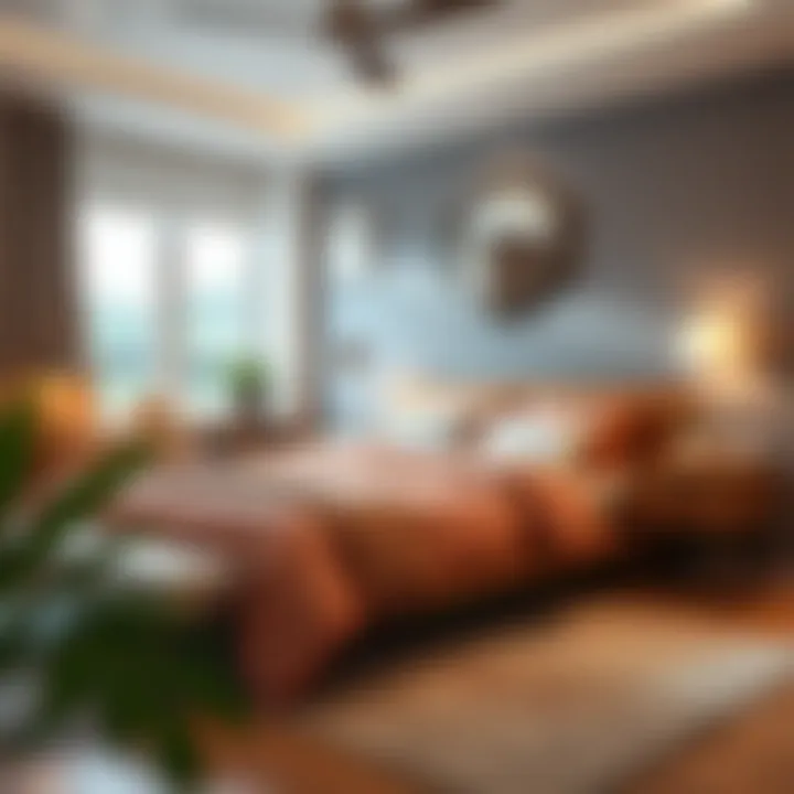 Serene Bedroom for Restful Sleep A serene bedroom environment promoting restful sleep